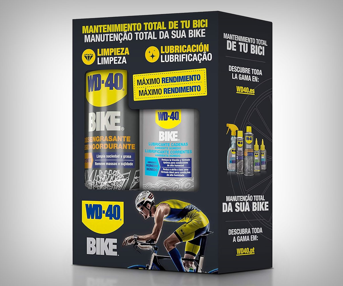 WD-40 Bike, el pack indispensable para el mantenimiento de la cadena de la bicicleta en condiciones húmedas