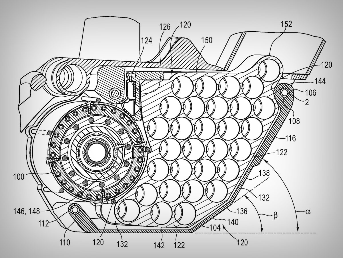 Una patente de SRAM muestra el desarrollo de un motor central ultracompacto con la batería integrada dentro de la carcasa