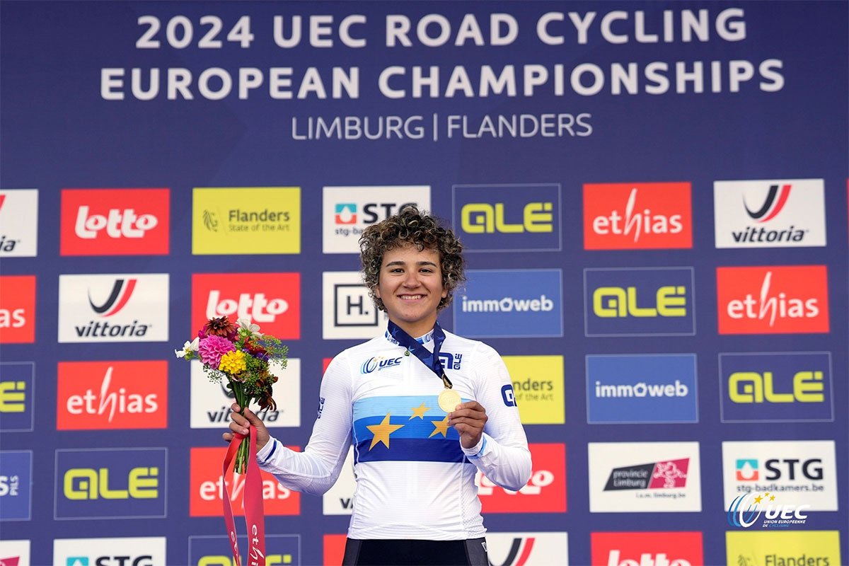 Campeonato de Europa de Carretera 2024: la española Paula Ostiz hace historia en la contrarreloj júnior