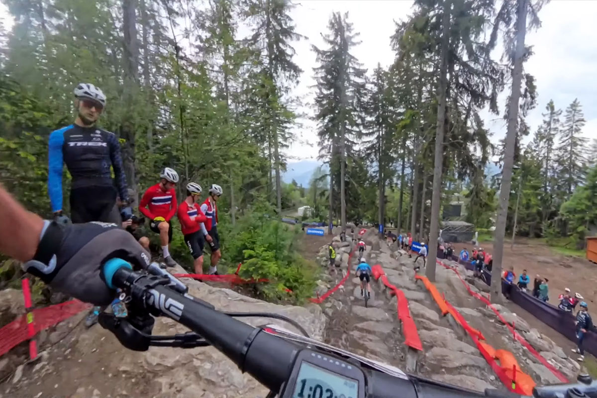 Copa del Mundo de XCO 2024: el circuito de Crans-Montana con los integrantes del Pivot Cycles-OTE Team