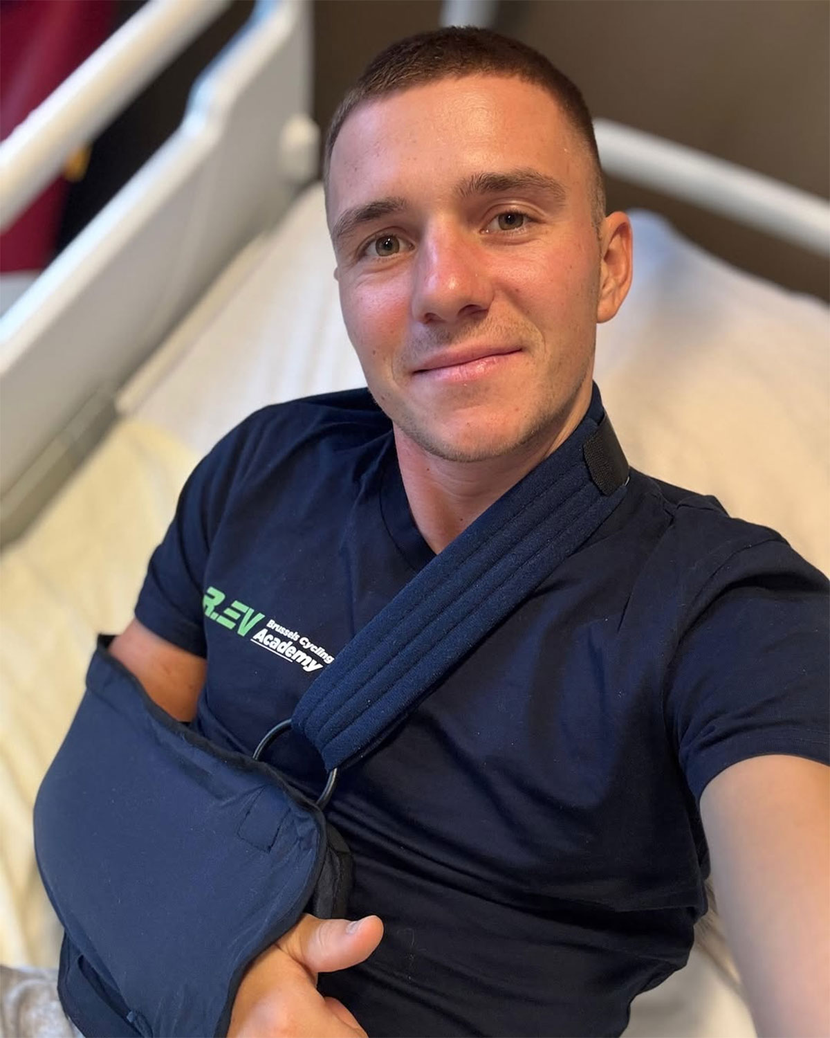 Remco Evenepoel, enfocado en su recuperación: "Estoy decidido a volver más fuerte"