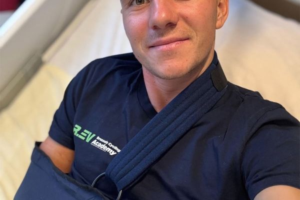 Remco Evenepoel, enfocado en su recuperación: "Estoy decidido a volver más fuerte"