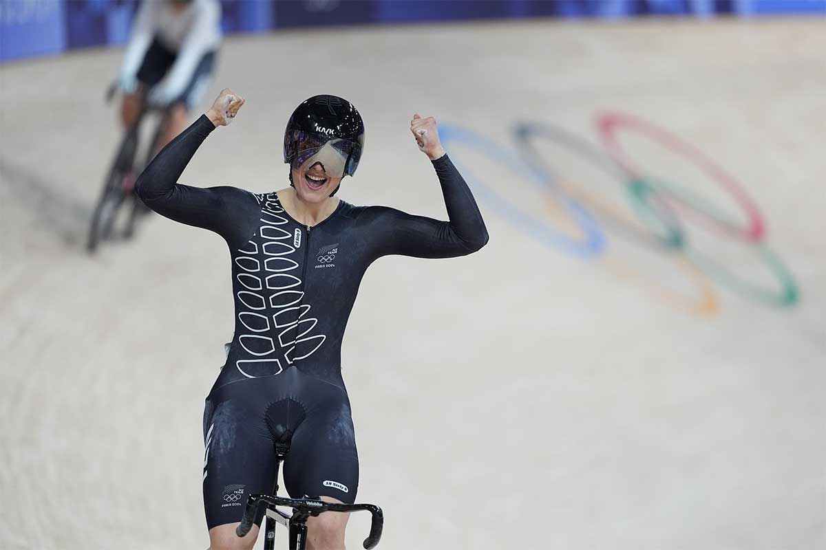 JJ.OO París 2024: medalla de oro para Ellesse Andrews en la prueba de velocidad femenina de ciclismo en pista