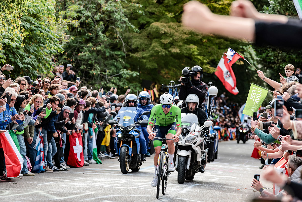 Los mejores momentos de la carrera de ciclismo en ruta de categoría Élite masculina en el Mundial de Zúrich