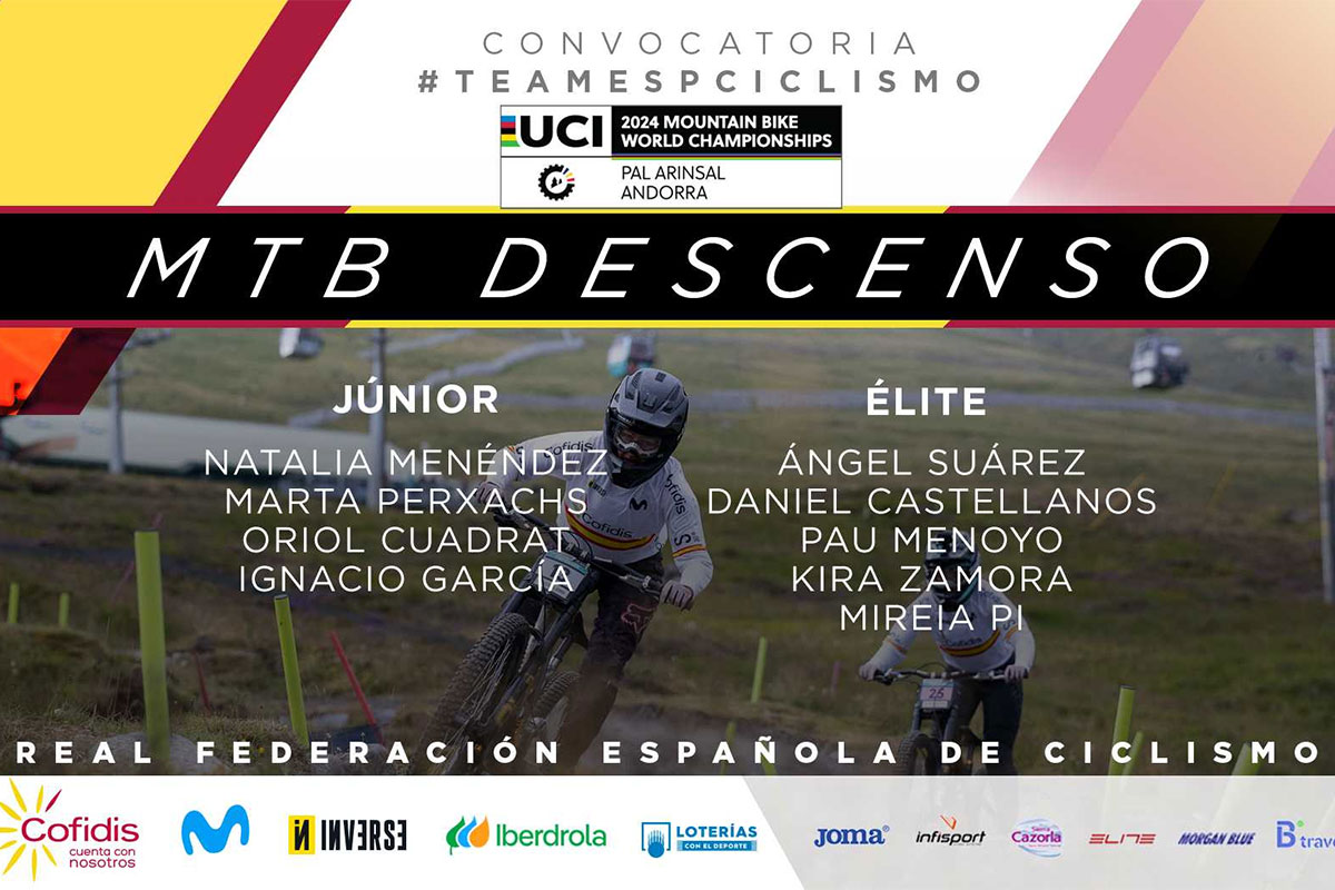 La Selección Española de Mountain Bike se prepara para el Campeonato del Mundo de Andorra