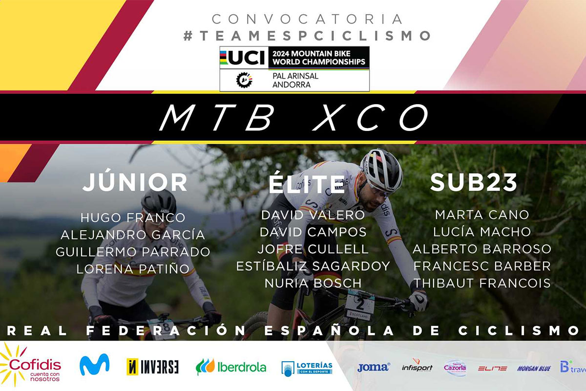 La Selección Española de Mountain Bike se prepara para el Campeonato del Mundo de Andorra