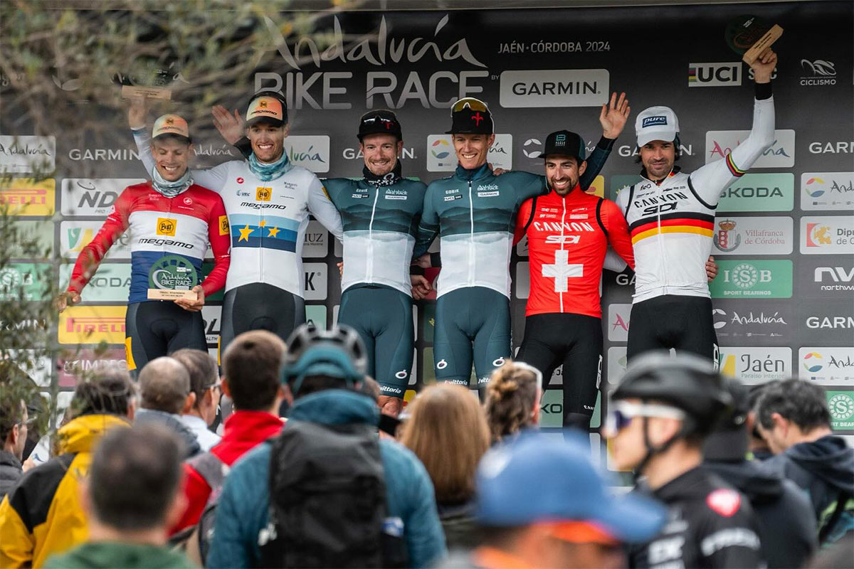 Fabian Rabensteiner y Samuele Porro del Wilier-Vittoria y Janina Wust y Rosa Van Doorn del Buff-Megamo son los ganadores de la Andalucía Bike Race 2024