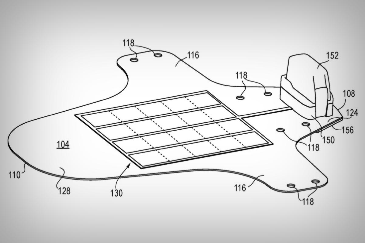 SRAM patenta un sistema de carga solar para baterías AXS poniendo células solares en portabidón y guardabarros