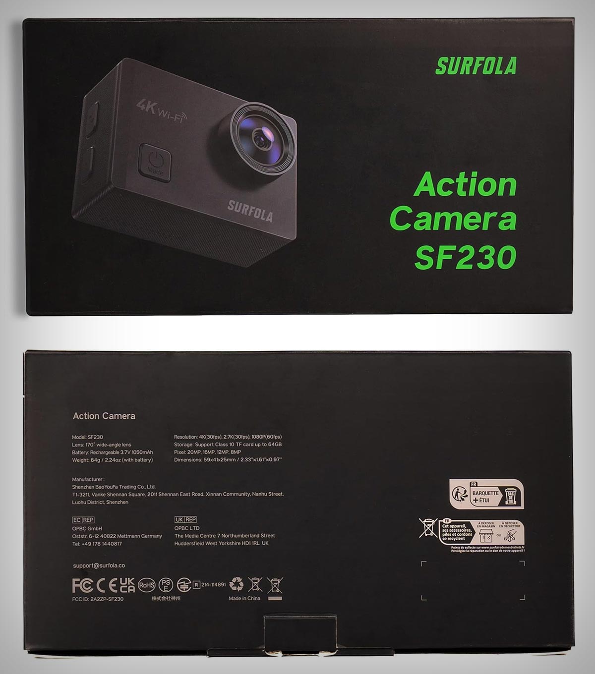 La cámara de acción económica más vendida en Amazon: 4K, estabilizador de imagen, mando remoto y dos baterías por menos de 60 euros