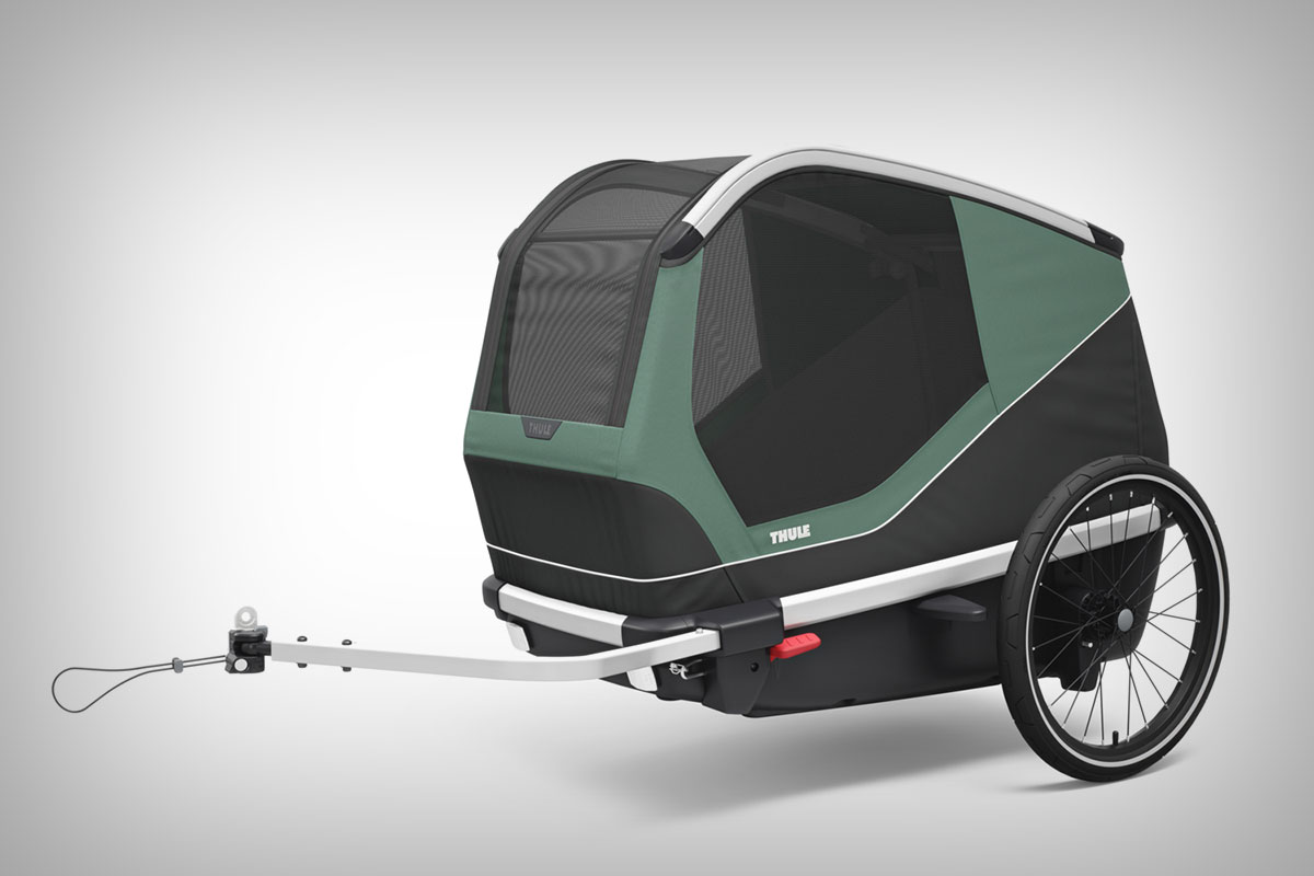 Thule presenta el Bexey, un remolque de bicicleta diseñado para transportar a perros