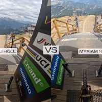 Campeonato del Mundo de Mountain Bike 2024: los descensos (cara a cara) de Valentina Höll y Myriam Nicole en Pal Arinsal