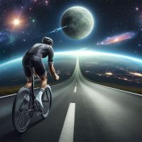 Cuánto se tardaría en llegar a la Luna montando en bicicleta y otros viajes inverosímiles