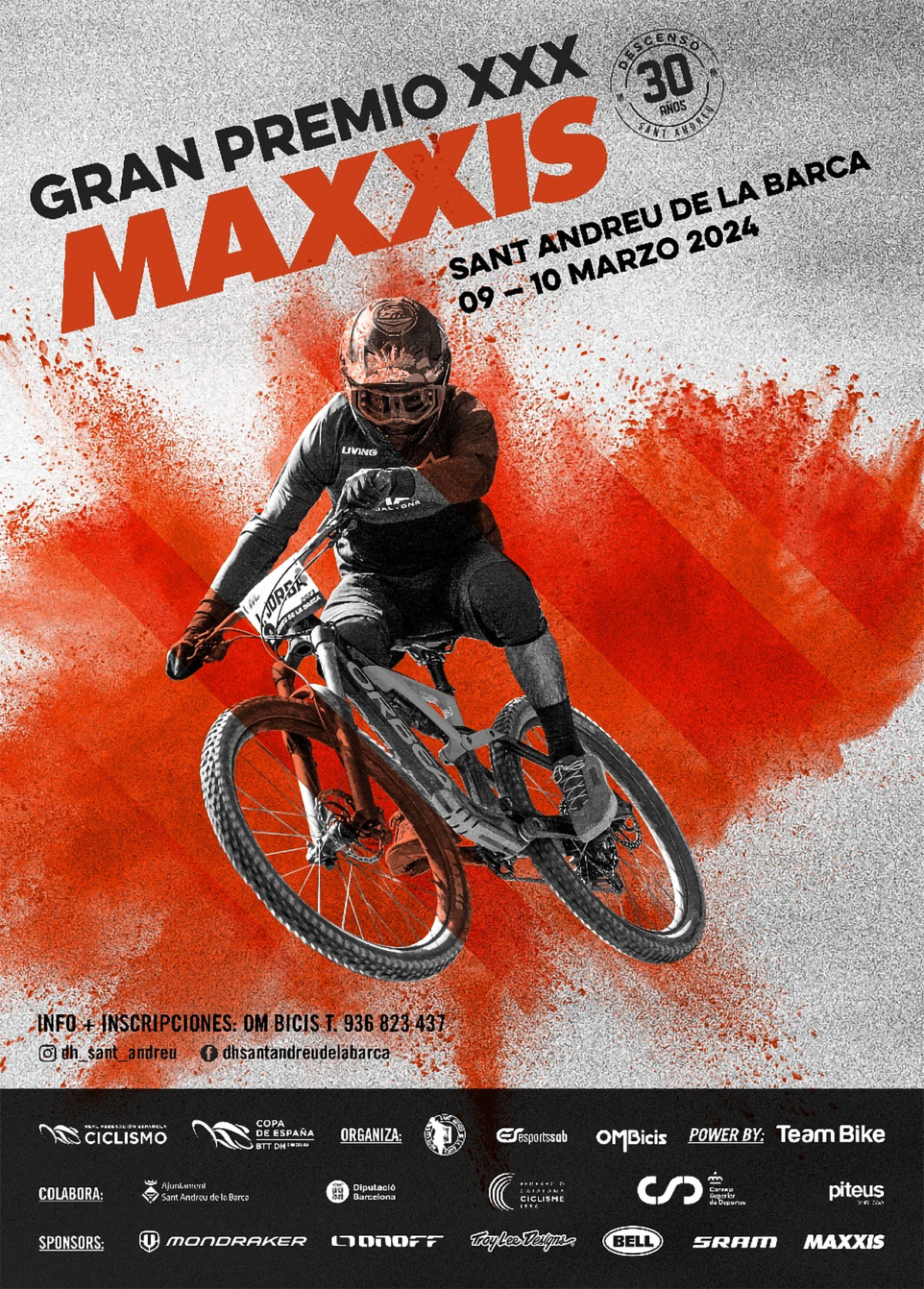 Todo a punto para el XXX Gran Premio Maxxis Sant Andreu de la Barca, segunda prueba de la Copa de España de Descenso