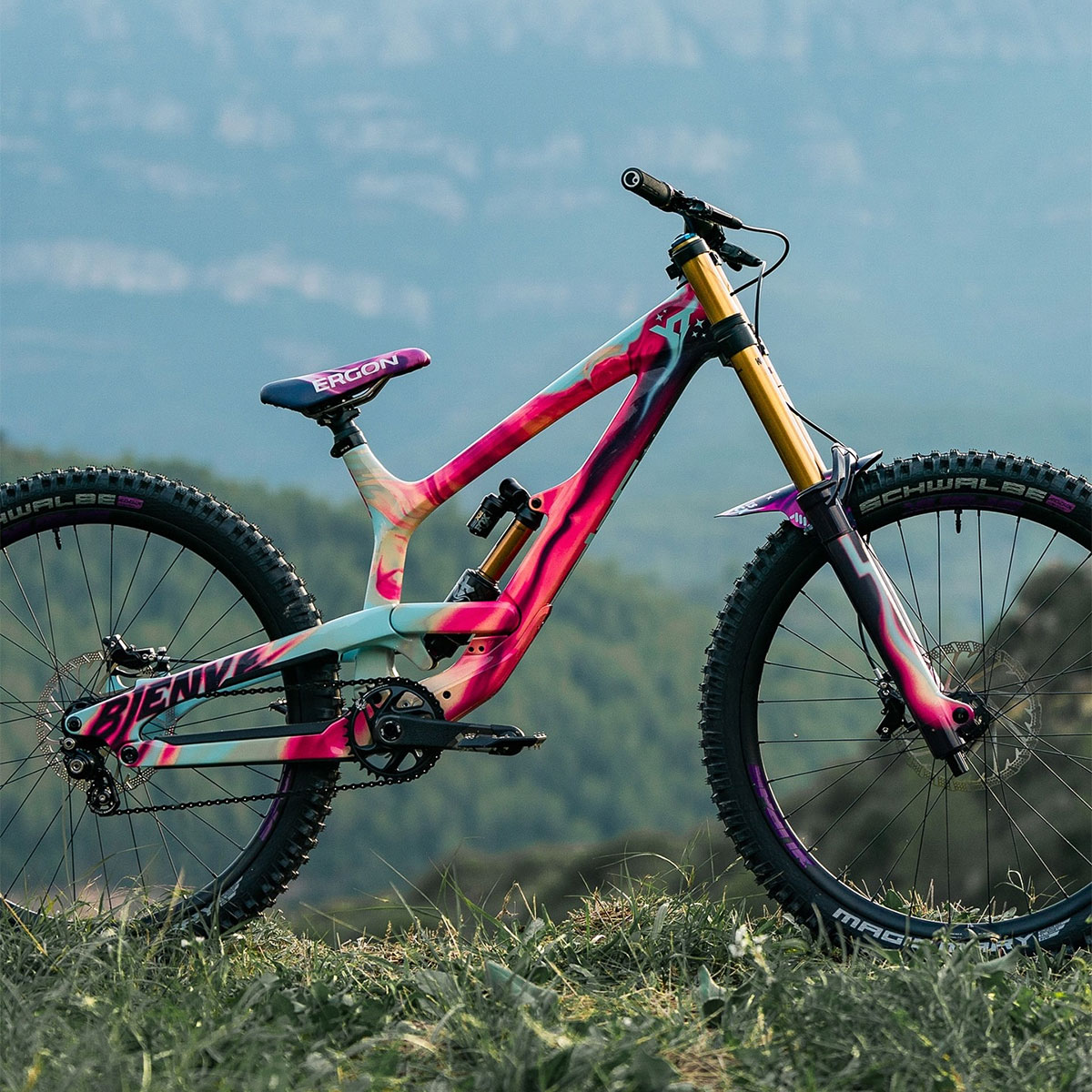 La YT Tues personalizada de Bienvenido Aguado para el Red Bull Rampage 2024