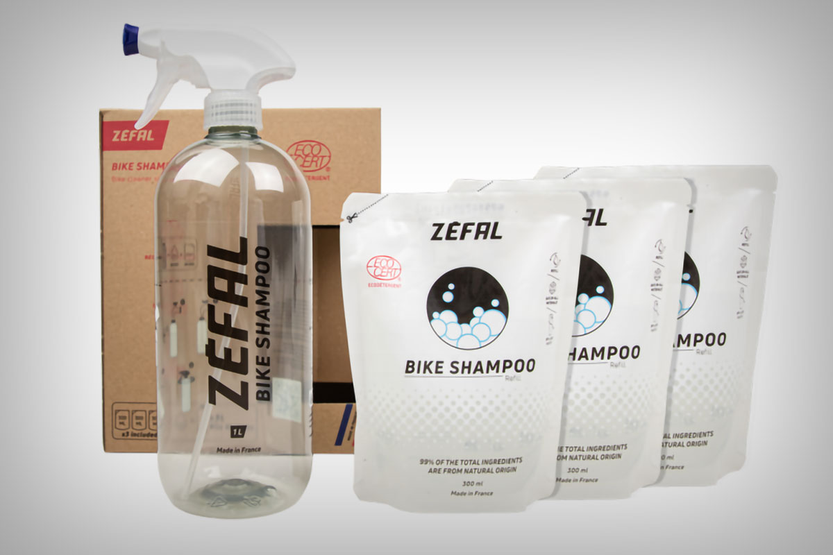 Zéfal Bike Shampoo, un limpiador concentrado para bicis con certificación ecológica y formato recargable