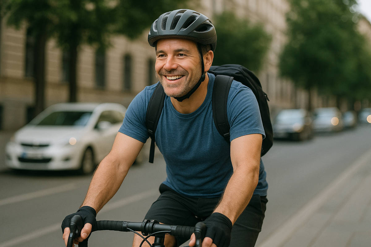 Ciclista sonriente. Imagen: TodoMountainBike