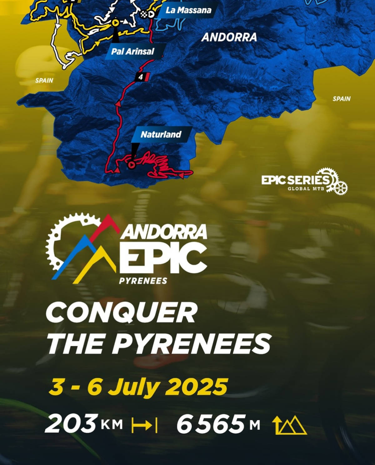 Recorrido de la prueba. Imagen: Andorra Epic