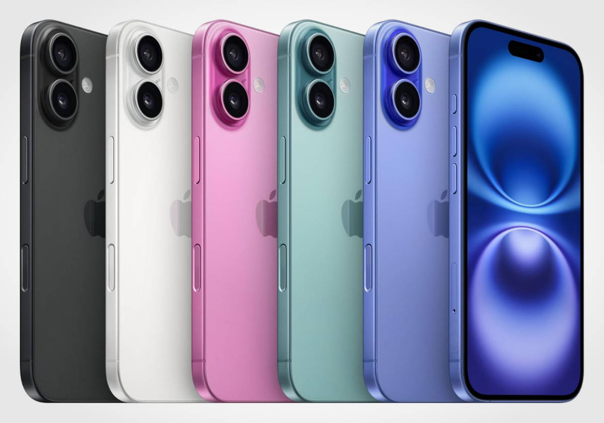 iPhone 16. Imagen: Apple