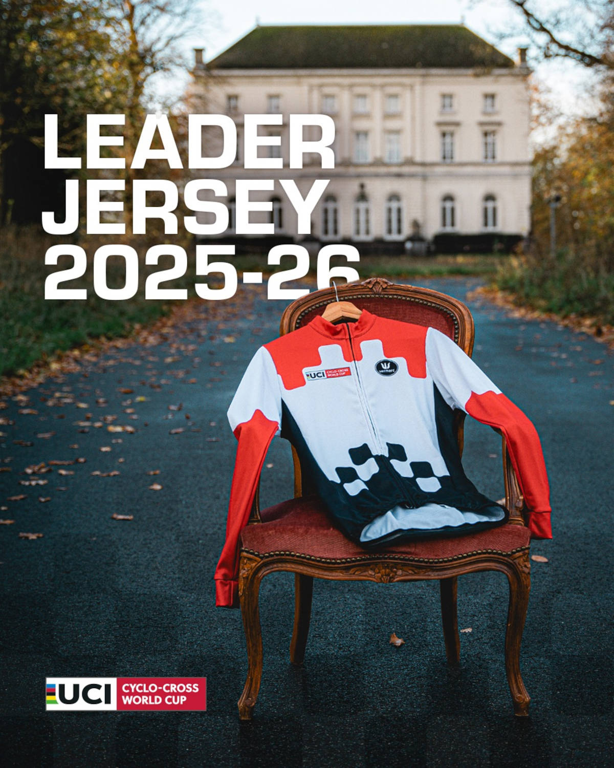 Maillot de líder de la Copa del Mundo de Ciclocross 2025-2026. Imagen: UCI