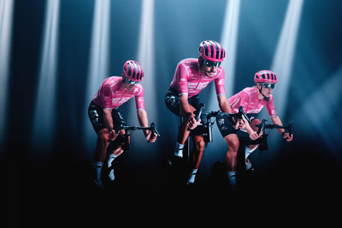 Equipación oficial 2026 del EF Pro Cycling. Imagen: ASSOS
