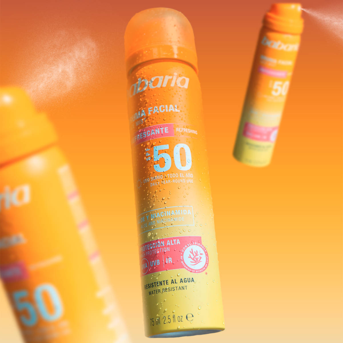 Bruma Solar Facial SPF50. Imagen: Babaria