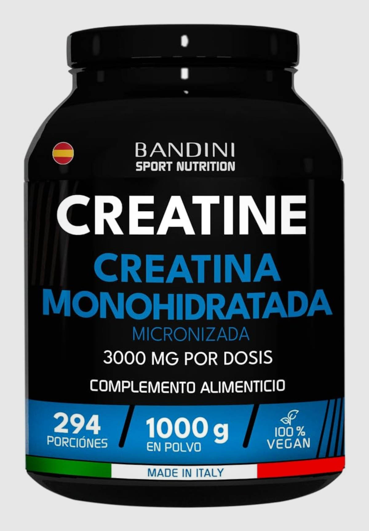 Creatina Monohidratada Bandini. Imagen: Bandini