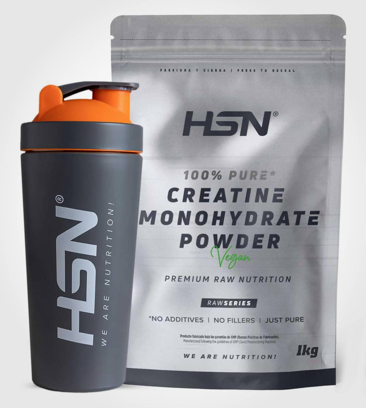 Creatina Monohidrato HSN. Imagen: HSN