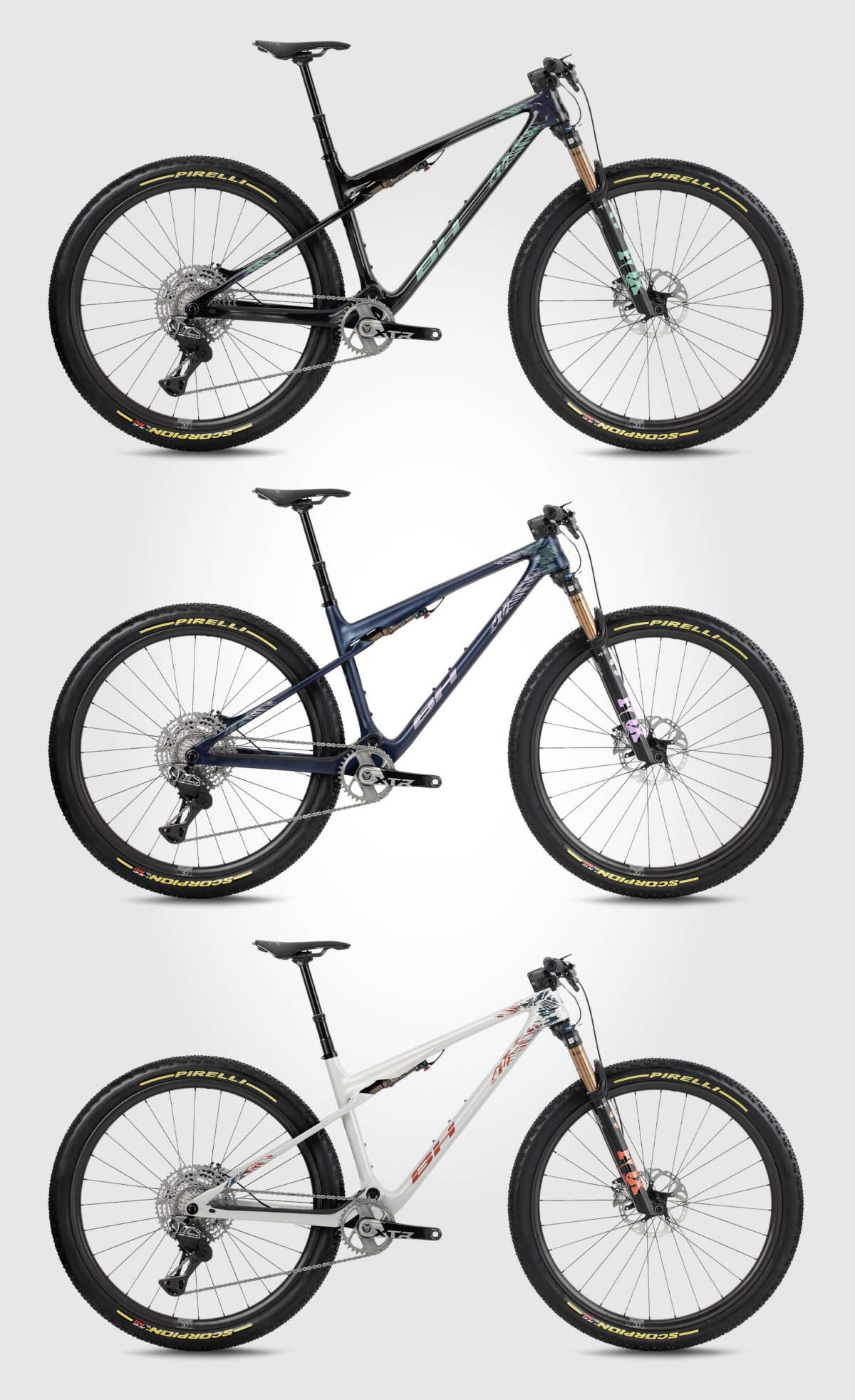 BH Lynx SLS 9.0 con grupo Shimano XTR Di2. Imagen: BH Bikes