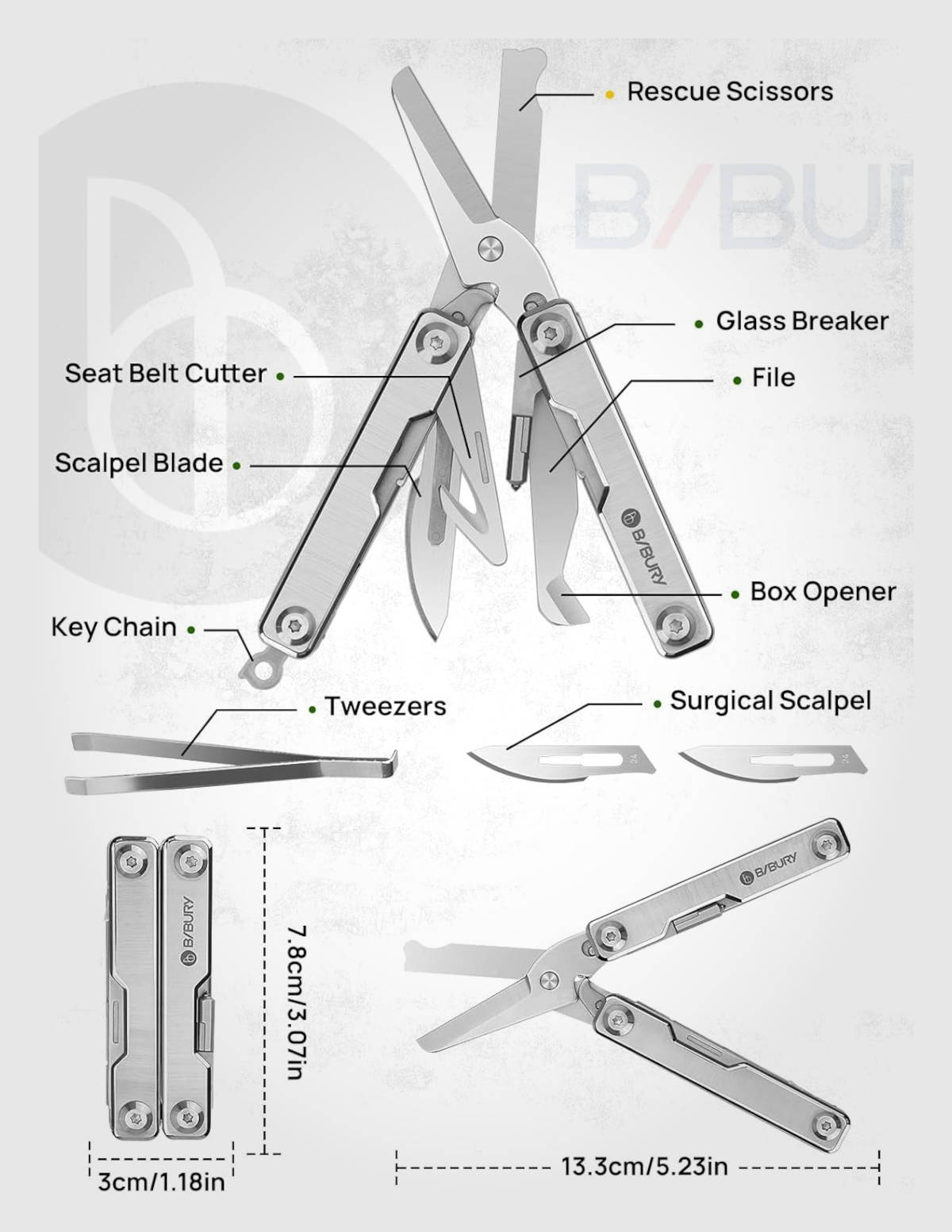 Bibury Mini EDC. Imagen: Bibury