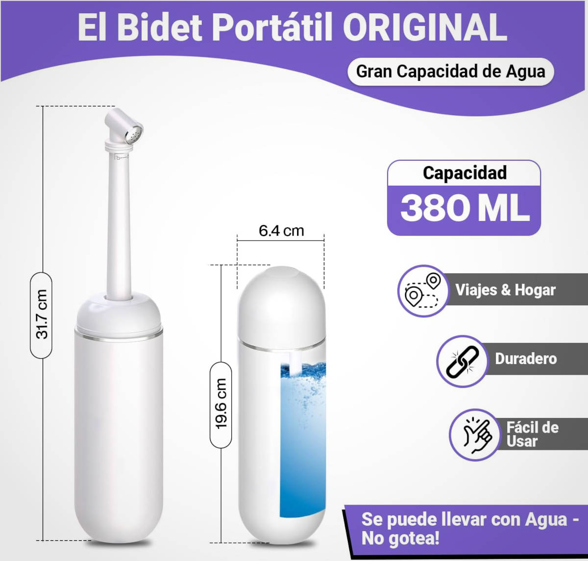 Bidé portatil. Imagen: Dumald