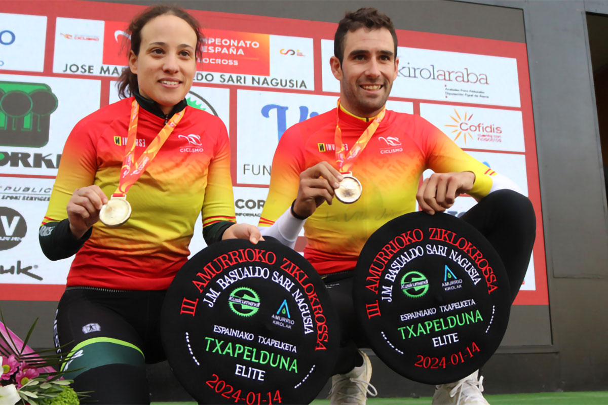 Felipe Orts y Lucía González buscan su séptimo título en el Campeonato de España de Ciclocross en As Pontes