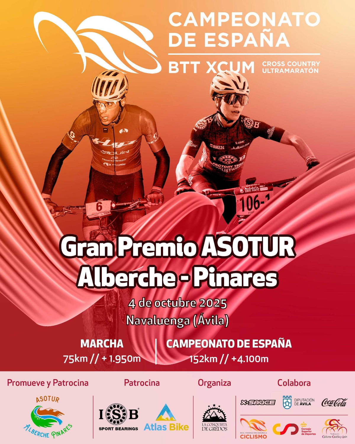 Cartel oficial de la prueba. Imagen: RFEC