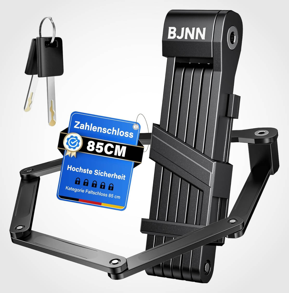Candado plegable para bicicleta de BJNN. Imagen: Amazon