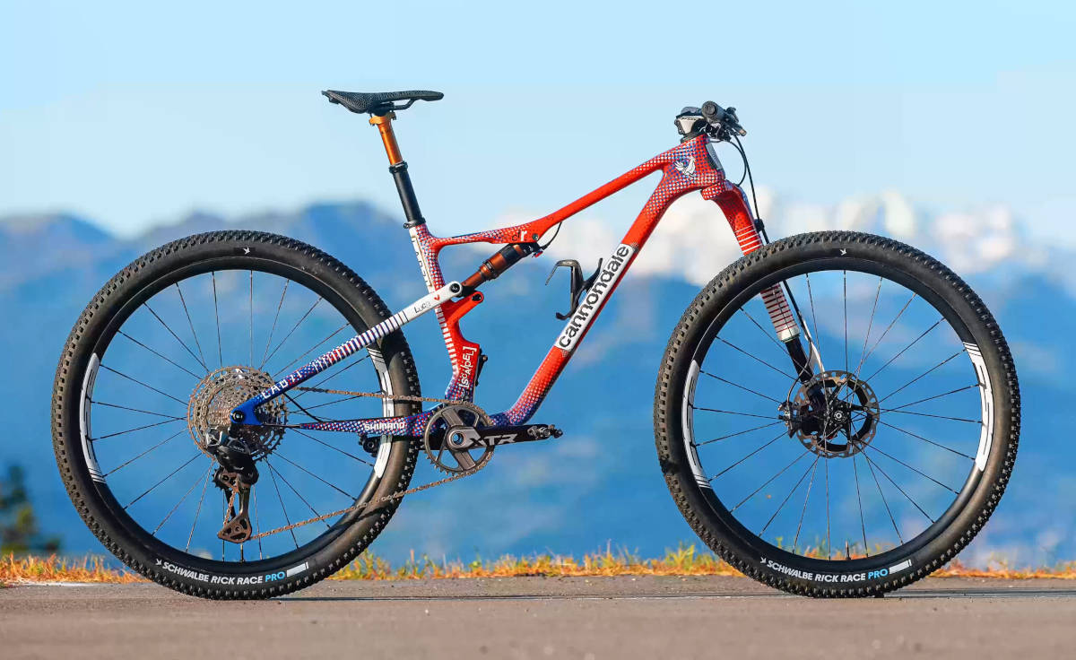 Cannondale Scalpel personalizada para el Campeonato del Mundo de MTB 2025. Imagen: Cannondale