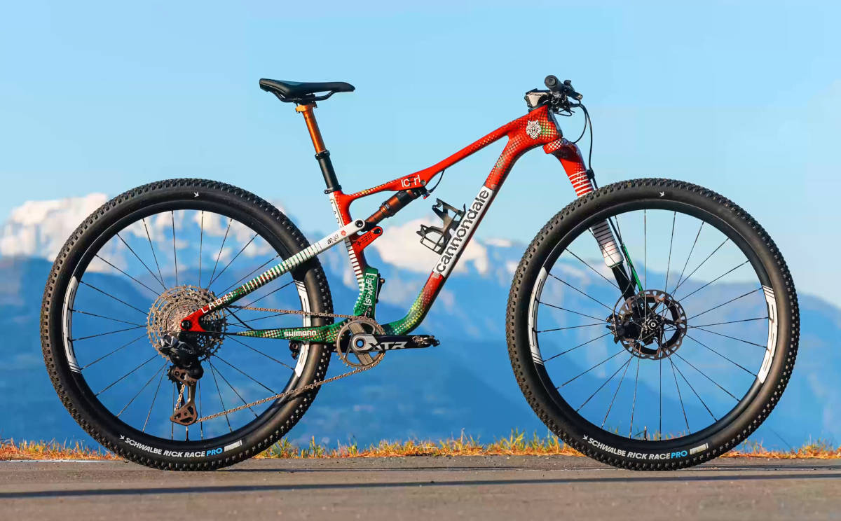 Cannondale Scalpel personalizada para el Campeonato del Mundo de MTB 2025. Imagen: Cannondale