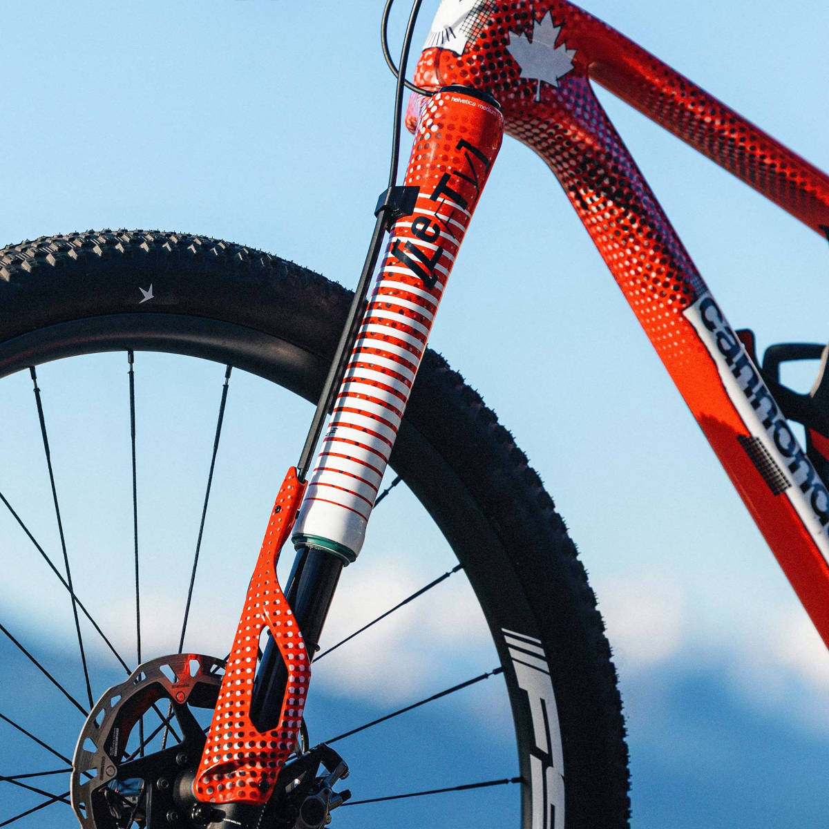 Cannondale Scalpel personalizada para el Campeonato del Mundo de MTB 2025. Imagen: Cannondale