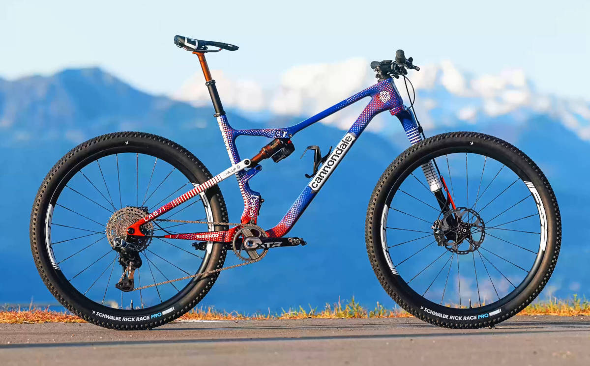 Cannondale Scalpel personalizada para el Campeonato del Mundo de MTB 2025. Imagen: Cannondale