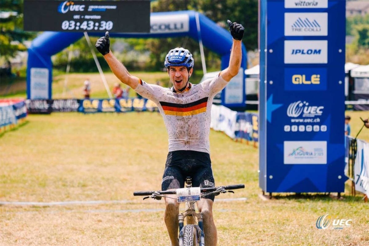 Andreas Seewald. Imagen: UEC Cycling