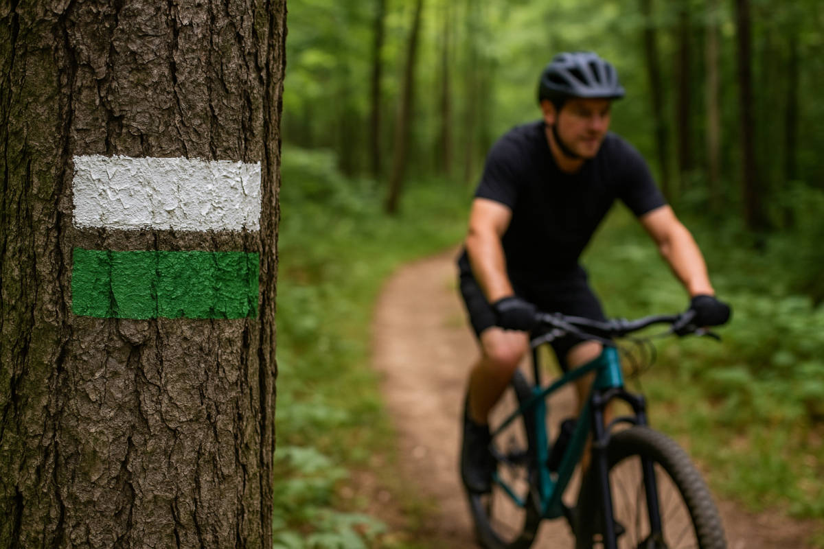 Señal de Sendero Local (SL). Imagen: TodoMountainBike