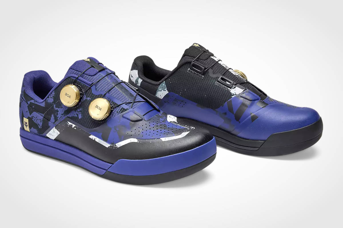 Zapatillas Fox Union BOA Goldstone Limited Edition. Imagen: Fox Racing