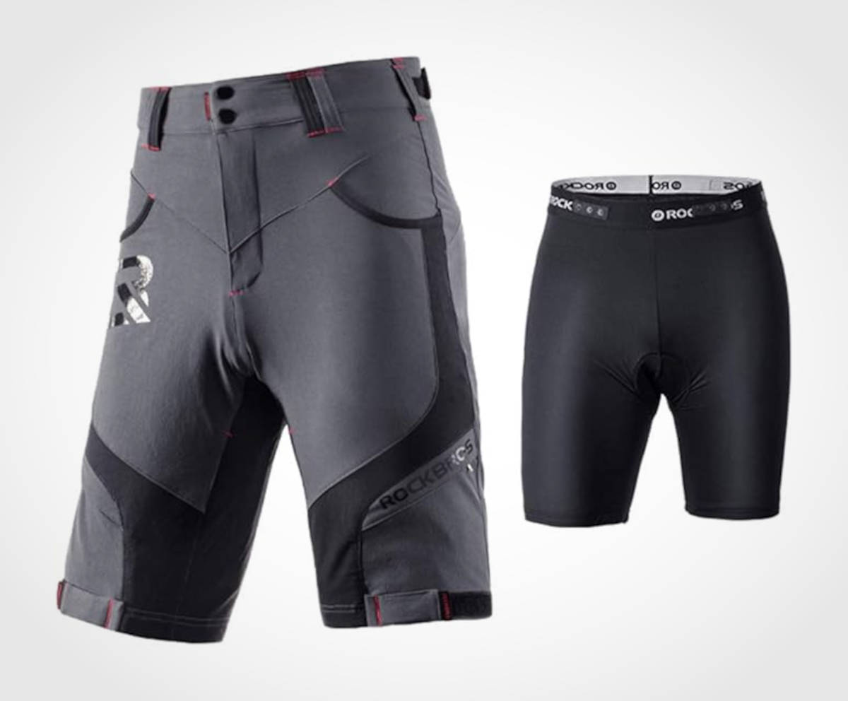 Conjunto de pantalón corto y culotte interior. Imagen: Rockbros