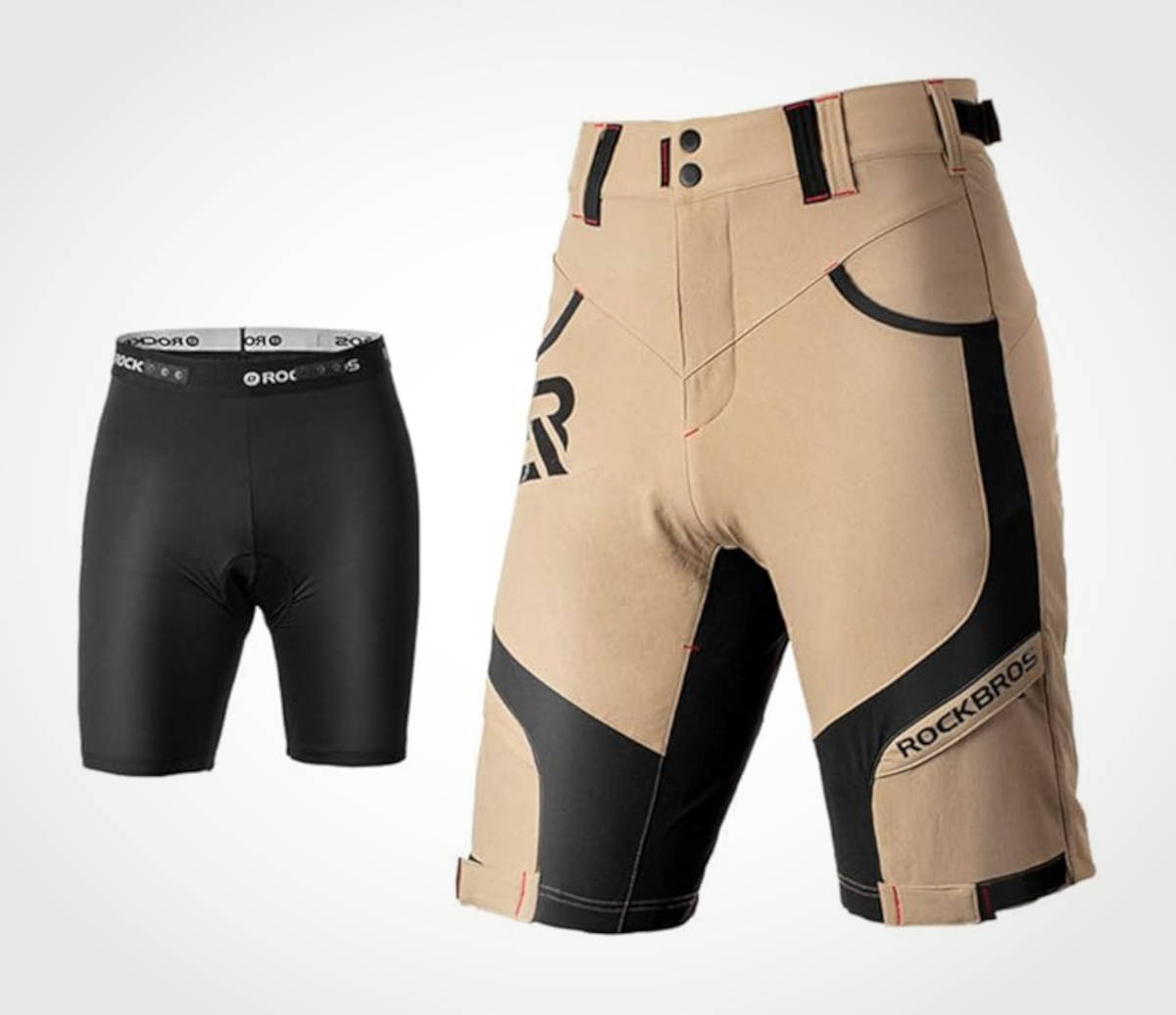 Conjunto de pantalón corto y culotte interior. Imagen: Rockbros
