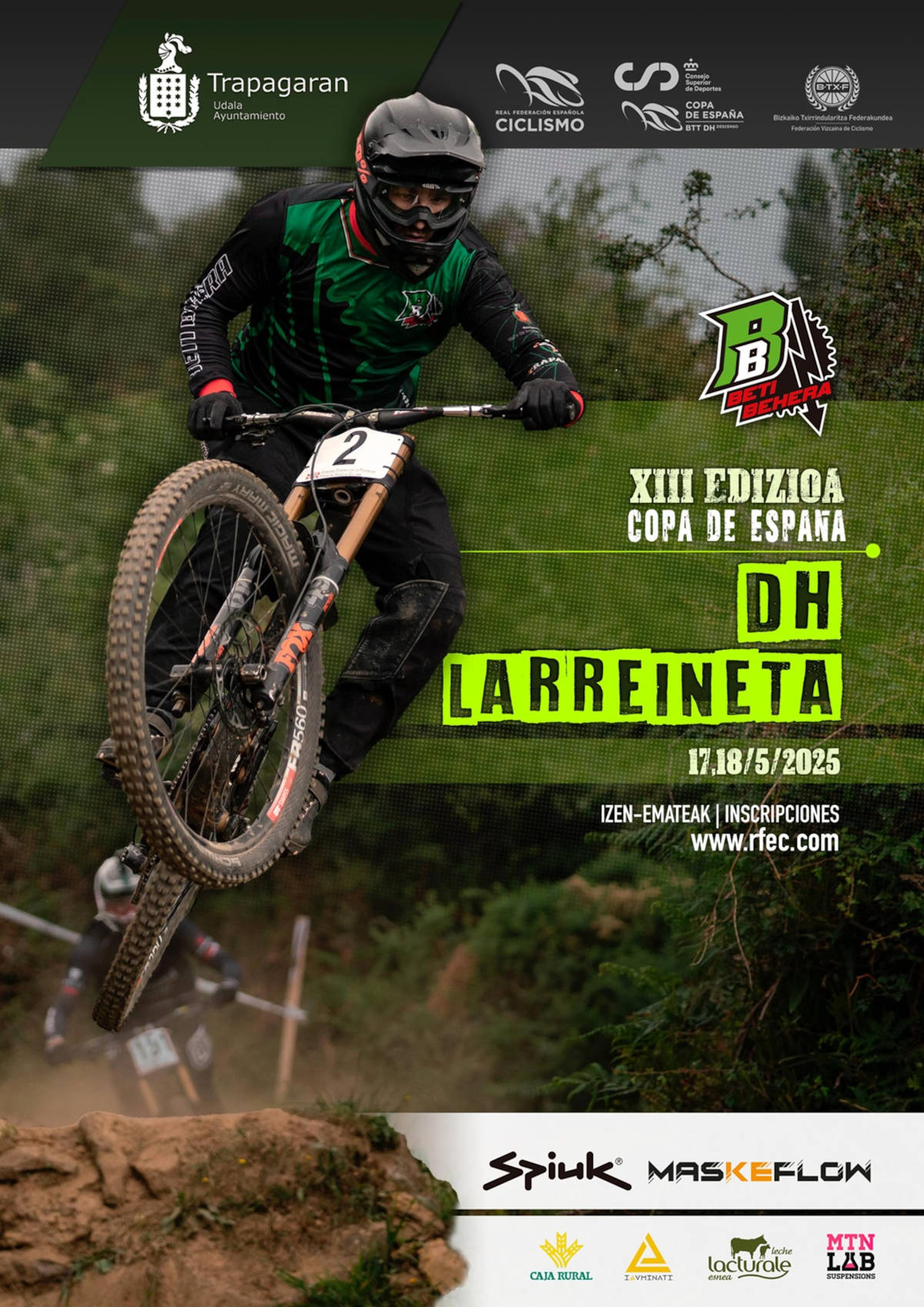 Cartel oficial de la prueba. Imagen: RFEC