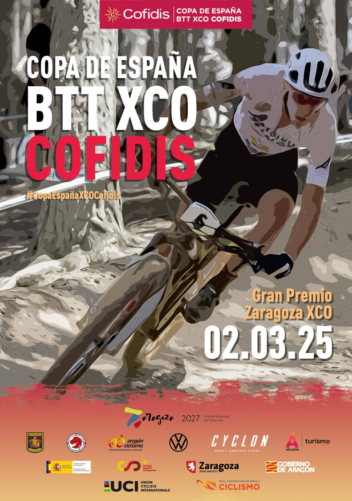 Zaragoza inaugura la Copa de España de XCO Cofidis 2025 con un espectáculo de alto nivel