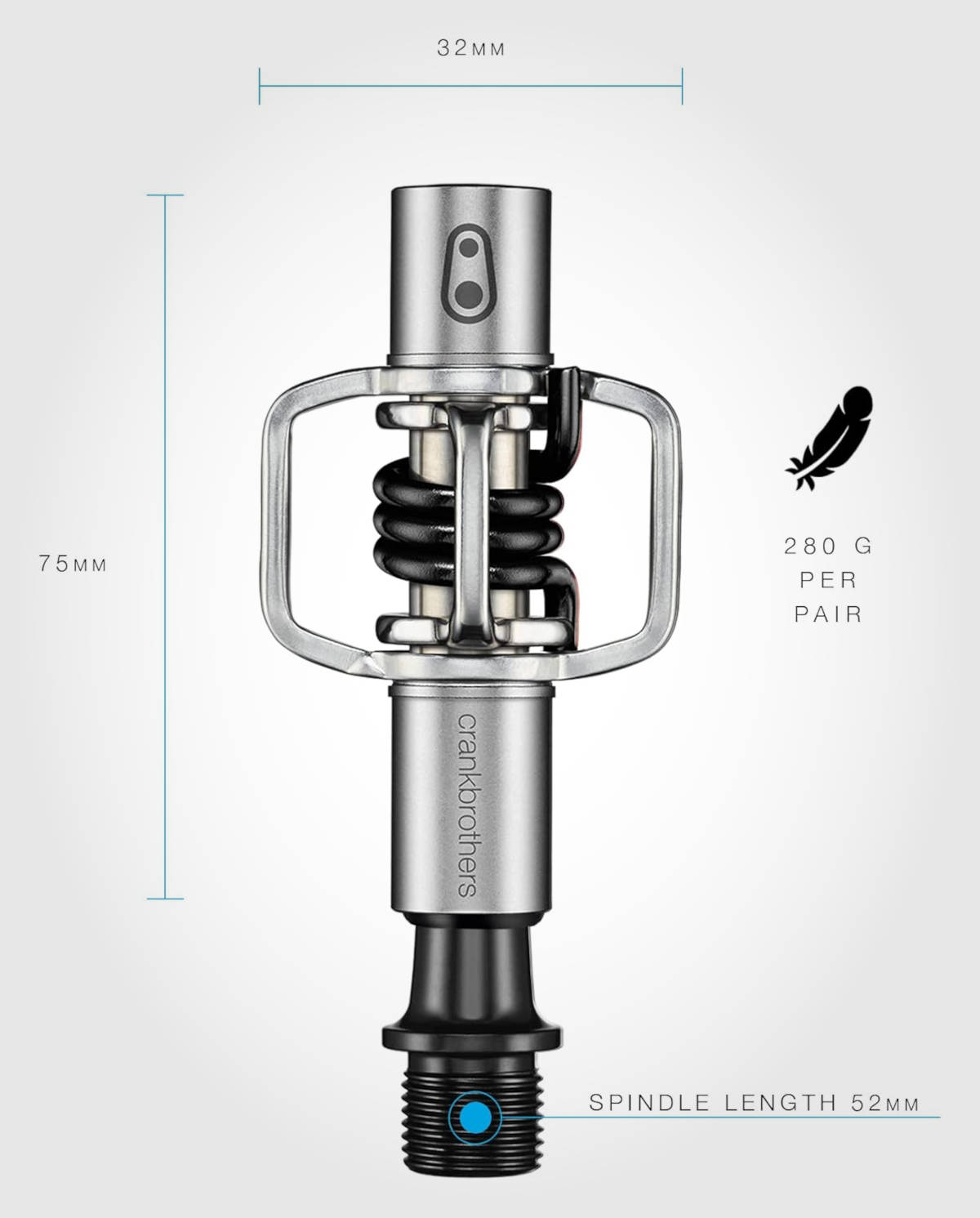 Crankbrothers Eggbeater 1. Imagen: Crankbrothers