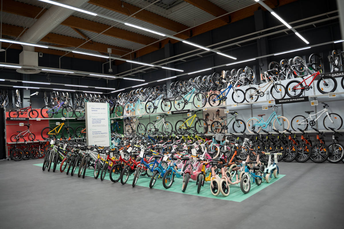 Bicicletas reacondicionadas. Imagen: Decathlon