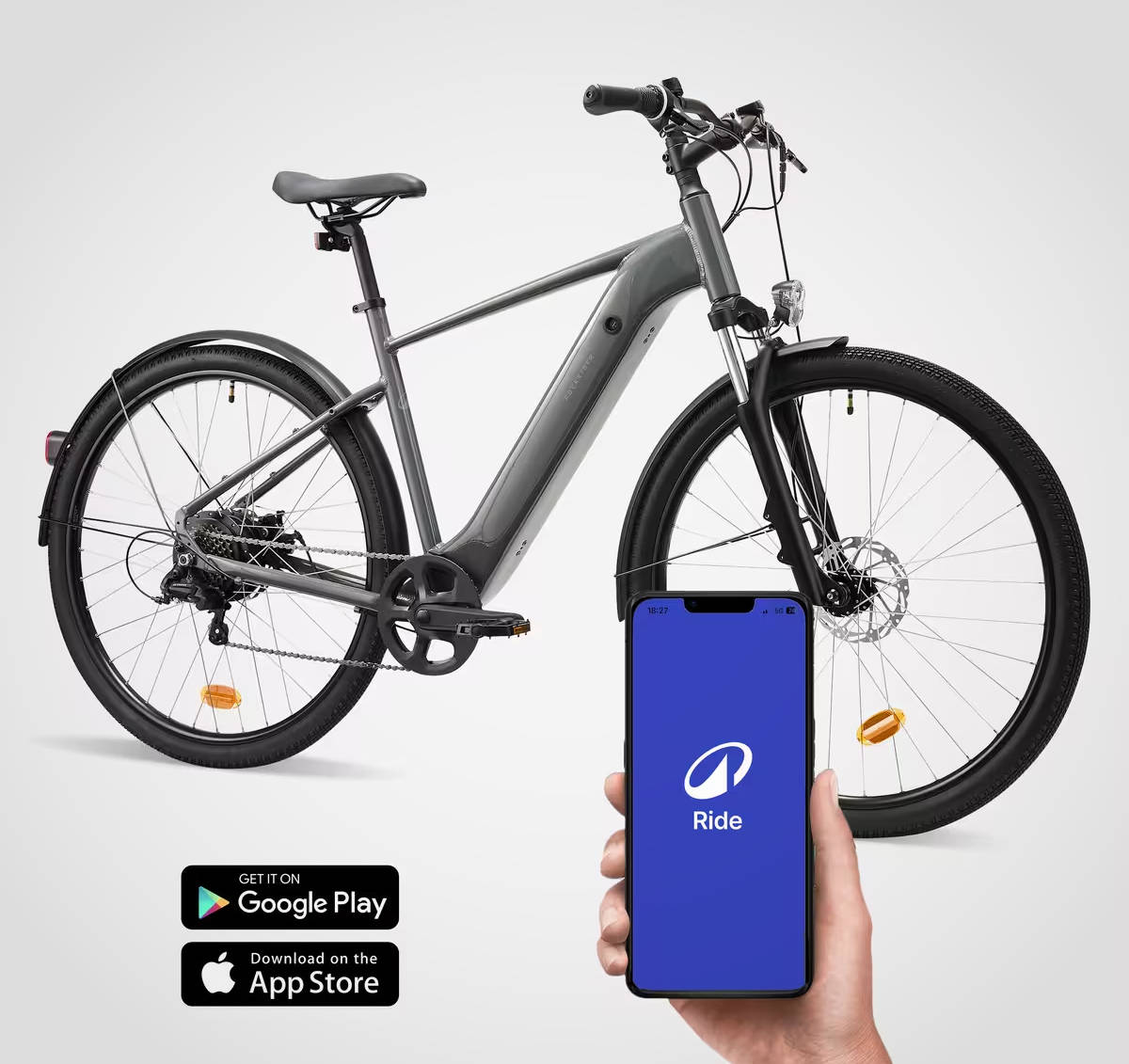 Rockrider E-Actv 100. Imagen: Decathlon