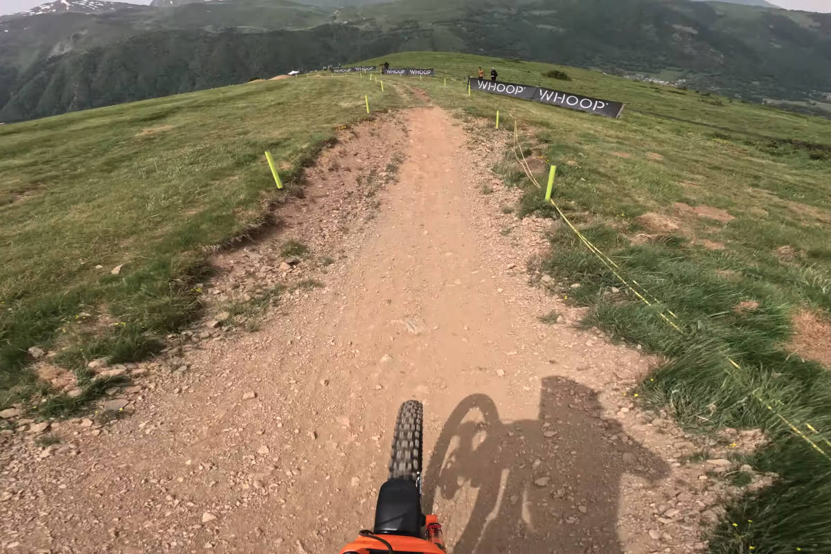 Gracey Hemstreet en la Copa del Mundo de Loudenvielle. Imagen: GoPro Bike