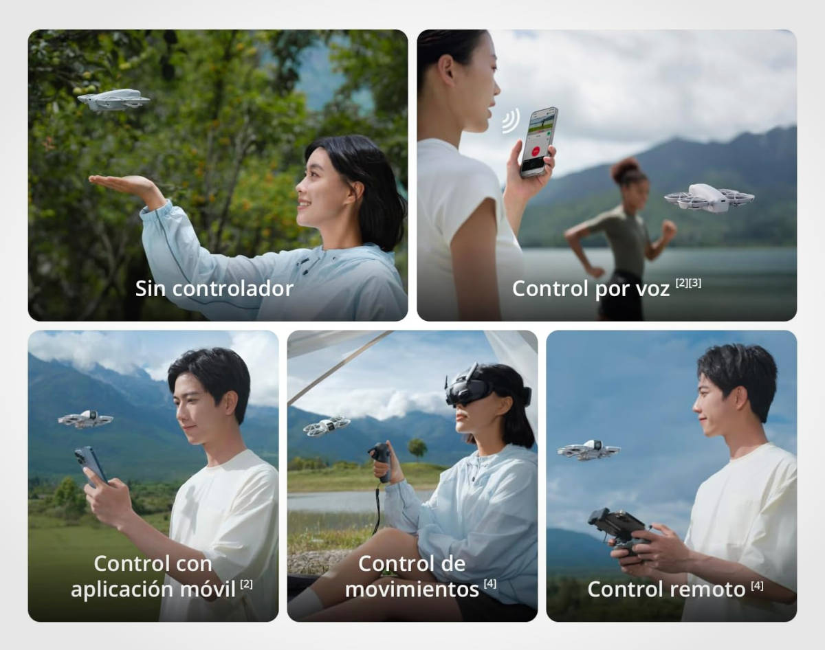 DJI Neo Motion Pack Vuela Más. Imagen: DJI