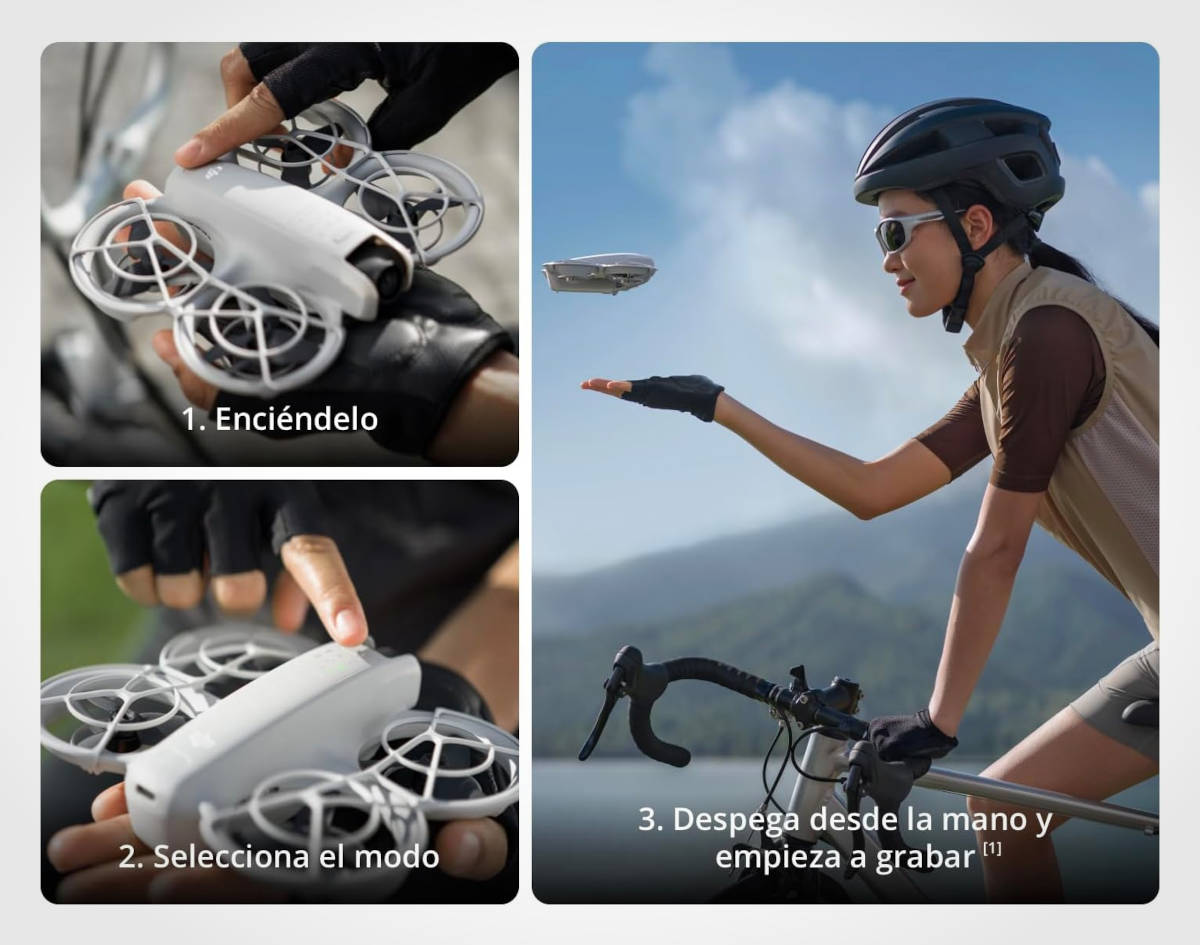 DJI Neo Motion Pack Vuela Más. Imagen: DJI